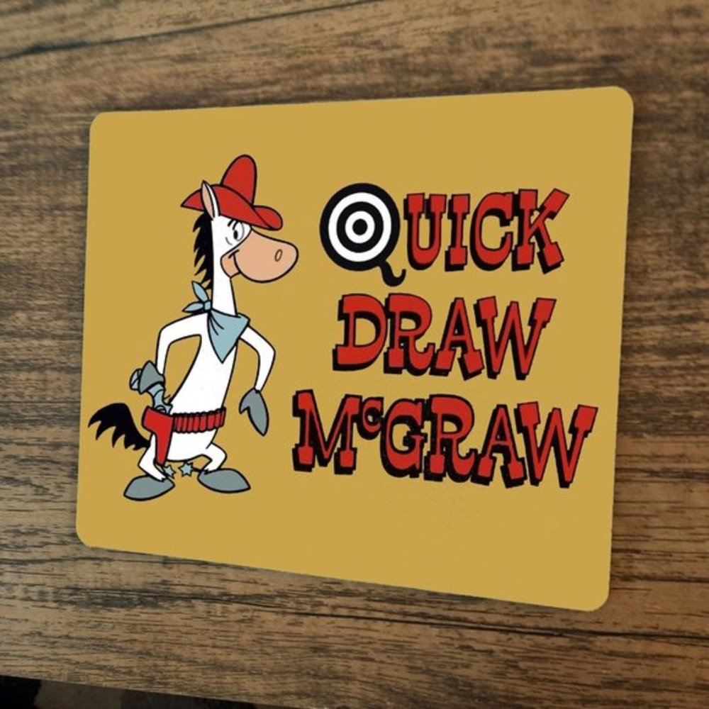 Quick Draw McGraw‎ Mouse Pad